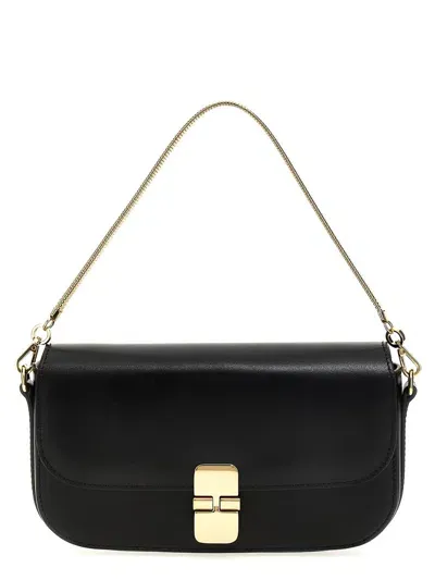 Apc A.p.c. Clutch Grace With Chain In Black