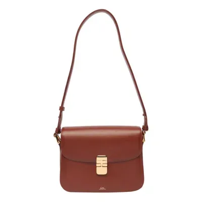 Apc Grace Crossbody Bag In Brown