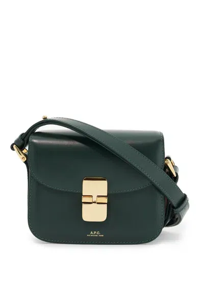 Apc Grace Mini Bag In Vert Fonce (green)