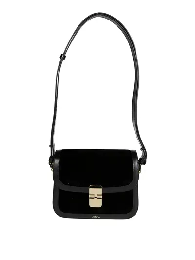 Apc Grace Mini Crossbody Bag In Nero