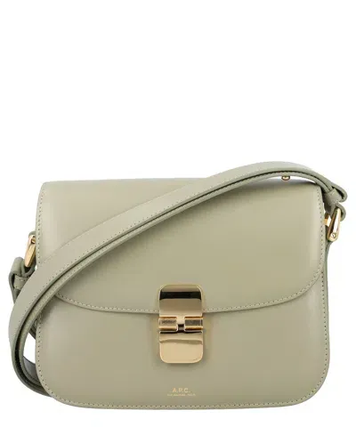 Apc Grace Small Crossbody Bag In Green