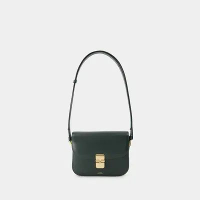 Apc A.p.c. Grace Small Crossbody In Green