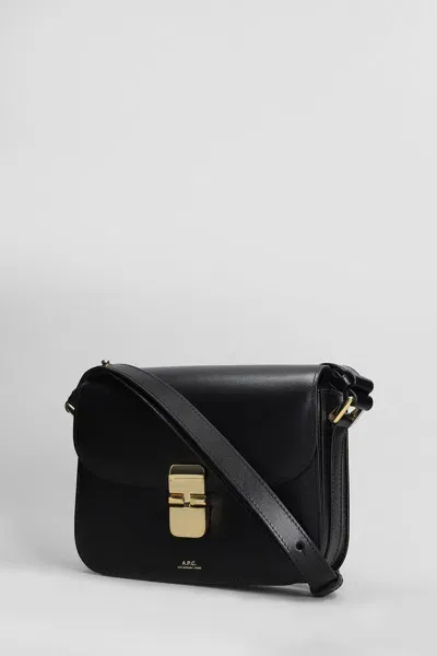 Apc A.p.c. Grace Small Shoulder Bag In Black