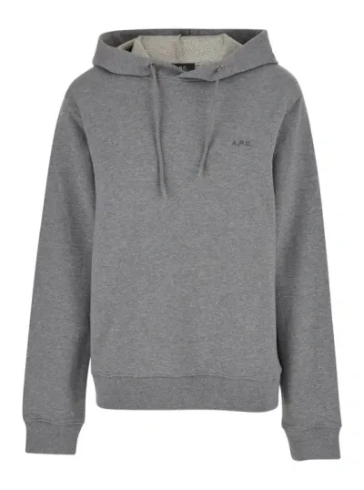 Apc Hoodie Standard  Brodee In Grey