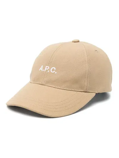 Apc A.p.c. Hat In Bac Beige Fonce