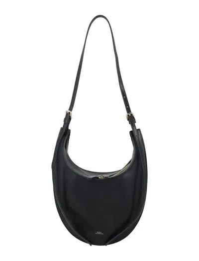 Apc A.p.c. Iris Small Bag In Black