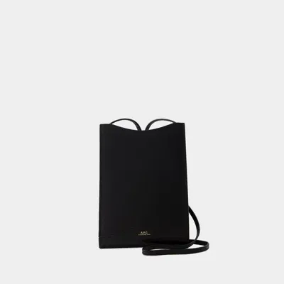 Apc A.p.c. Jamie Large Neck Pouch In Black