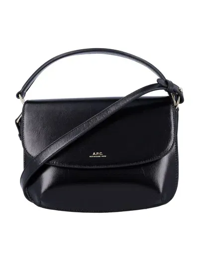 Apc Mini Sarah Shoulder Bag In Black