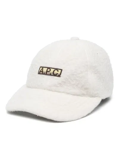 Apc Logo-patch Cap In White