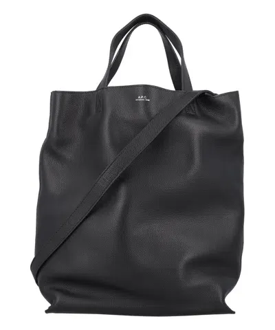 Apc Maiko Medium Tote Bag In Black