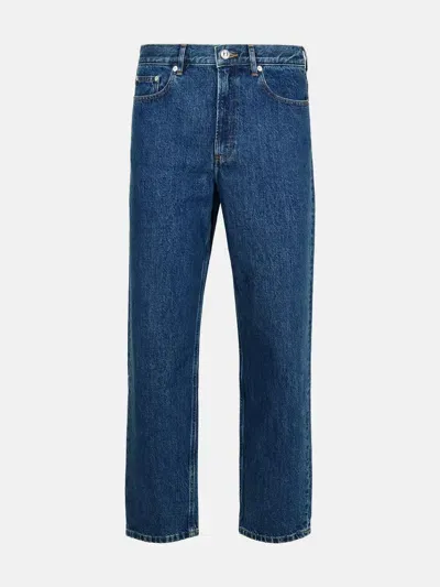 Apc 'martin' Blue Cotton Jeans