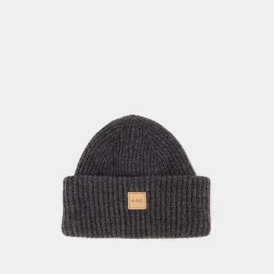 Apc A.p.c. Michelle Beanie In Grey