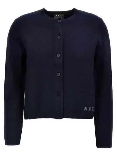 Apc Mila Sweater, Cardigans Blue