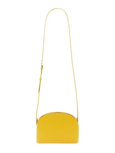 Apc A.p.c. Mini Demi Lune Bag In Yellow