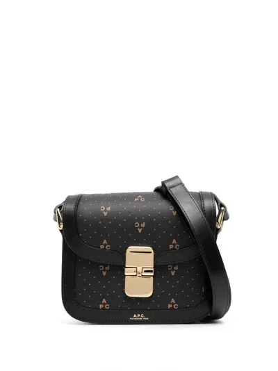 Apc Mini Grace Crossbody Bag In Black