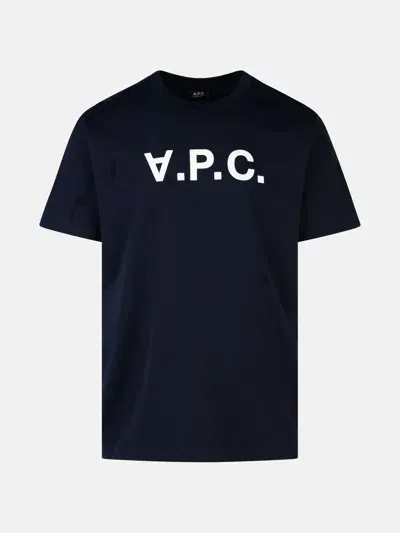 Apc Kids' Navy Cotton T-shirt