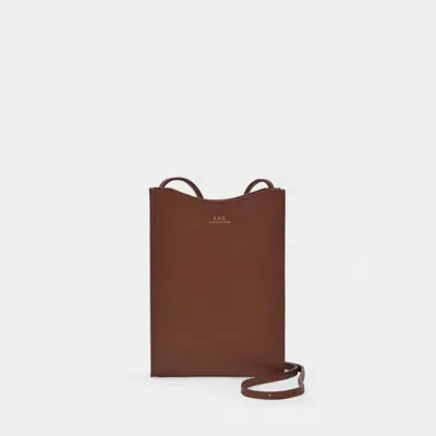 Apc A.p.c. Neck Pouch Jamie Crossbody In Brown