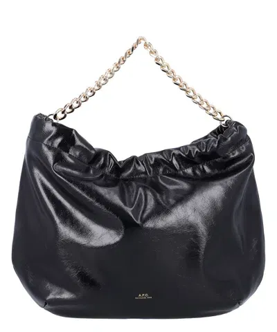 Apc Ninon Chain Handbag In Black