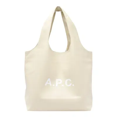 Apc A.p.c. Ninon Shopper Bag In Beige