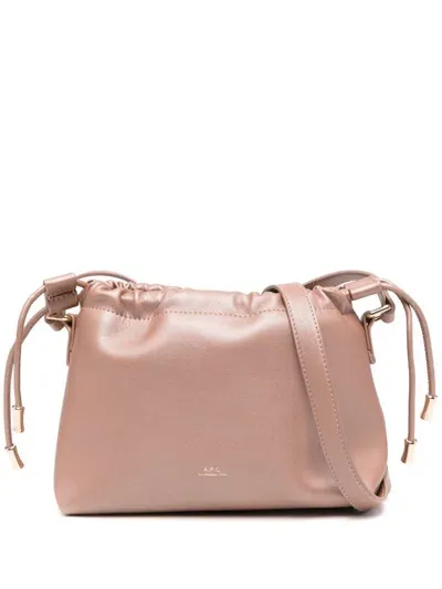 Apc Ninon Shoulder Bag In Pink