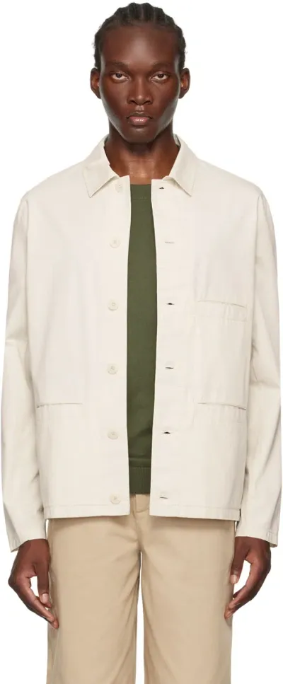 Apc Off-white Vianney Jacket In Aag Chalk