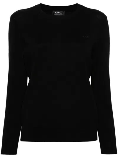 Apc Philo Wool Jumper In Black