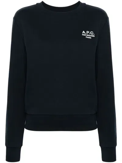 Apc Rue Madame Sweatshirt In Blue