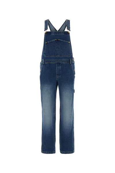 Apc Denim Nelle Dungarees In Blue