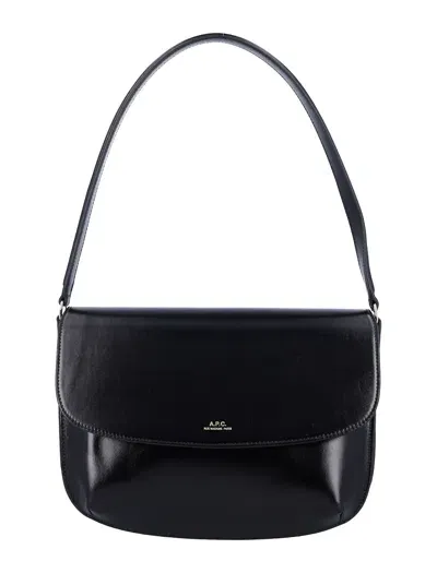 Apc A.p.c. Sac Sarah Shoulder Bag In Black