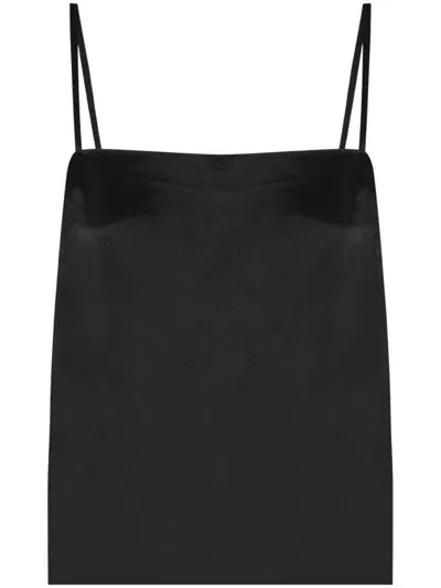 Apc Satin Tank Top In Black