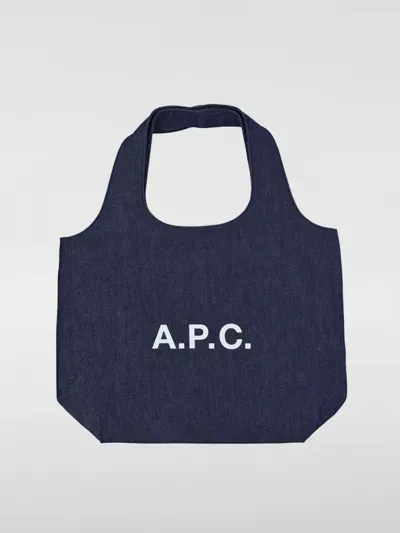 Apc Shoulder Bag A.p.c. Woman Color Denim