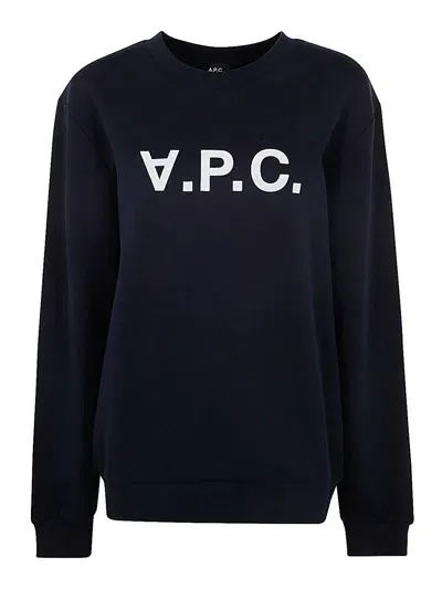 Apc Standard Big Vpc Sweater In Blue