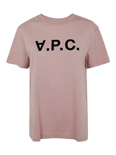 Apc Standard Big Vpc T-shirt In Pink