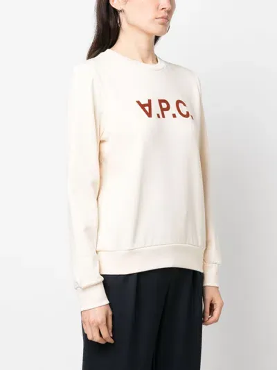 Apc A.p.c Sweat Viva In Neutral