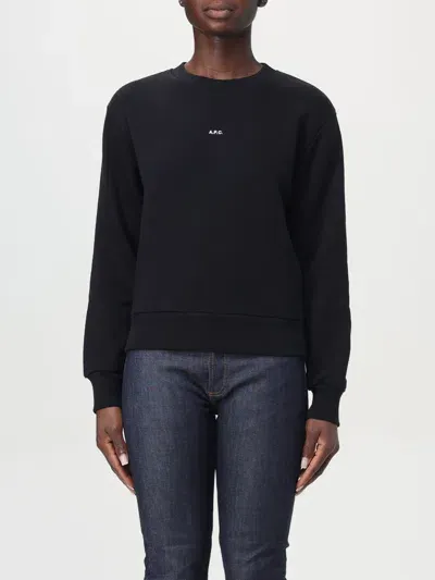 Apc Sweatshirt A.p.c. Damen Farbe Schwarz