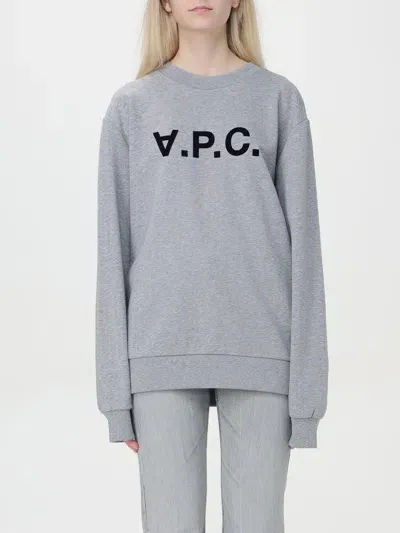 Apc Sweatshirt A.p.c. Woman Color Grey