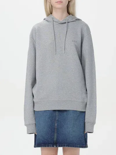 Apc Sweatshirt A.p.c. Woman Color Grey