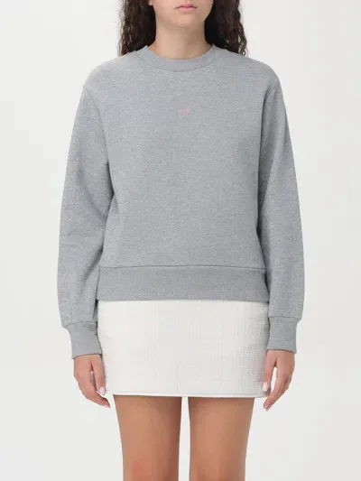 Apc Sweatshirt A.p.c. Woman Color Grey In 灰色