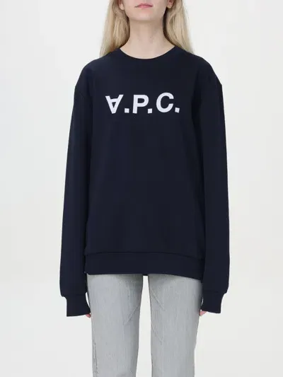 Apc Sweatshirt A.p.c. Woman Color Navy