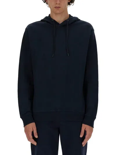 Apc Sweatshirt With Logo In Blue