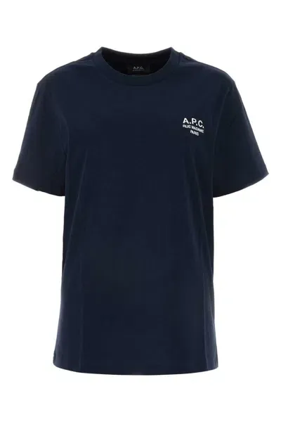 Apc A.p.c. T-shirt In Blue