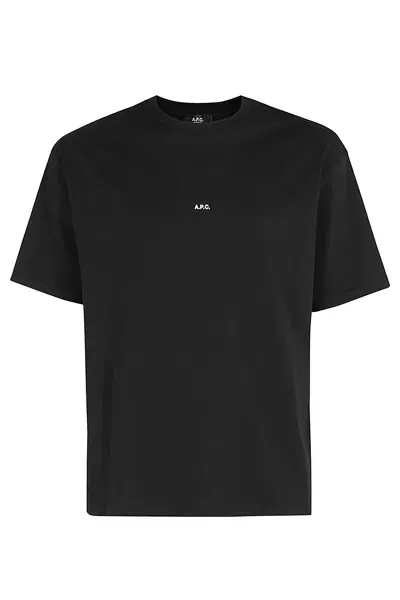 Apc T Shirt Boxy Micro Logo In Black