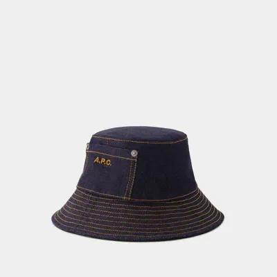 Apc A.p.c. Thais Bucket Hat In Blue