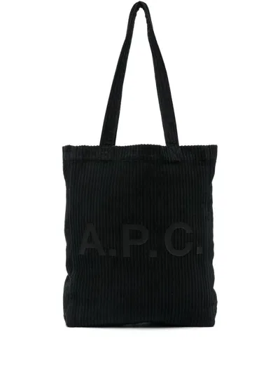 Apc A.p.c. Tote Lou Bags In Lzz Black