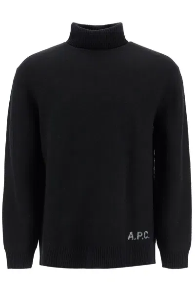 Apc Turtleneck Long-sleeved Jumper In Black