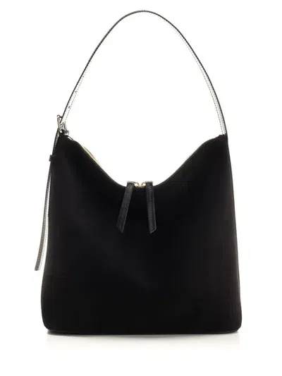 Apc A.p.c. Vera Zipped Shoulder Bag In Black