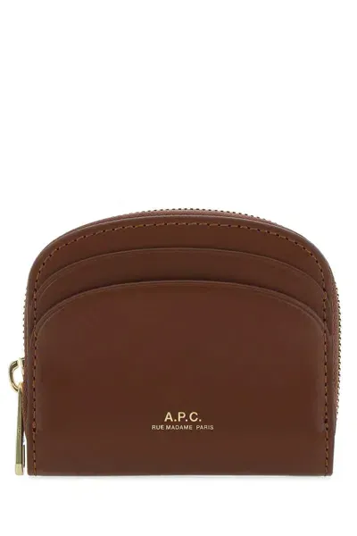 Apc A.p.c. Wallets In Brown