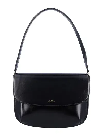 Apc Sarah Shoulder Bag In Black