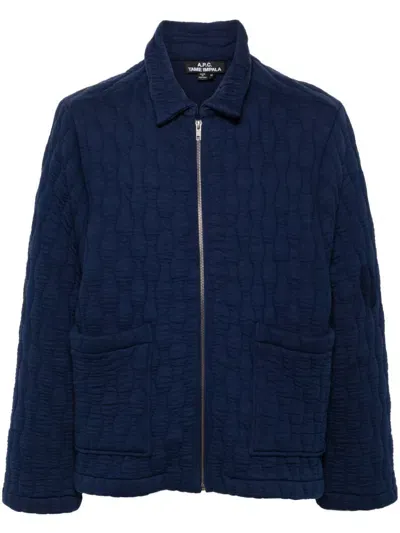 Apc X Tame Impala Fish Jacket In Blue