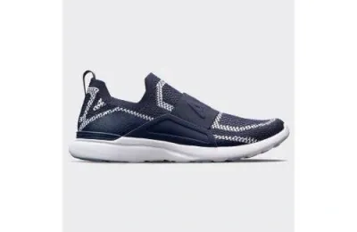 Apl Athletic Propulsion Labs Techloom Bliss Slip-ons In Navy/white/navy